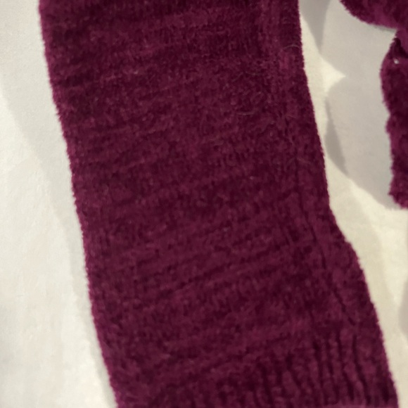 Talbots Women’s Crewneck Chenille Purple Sweater Size M - Picture 5 of 6